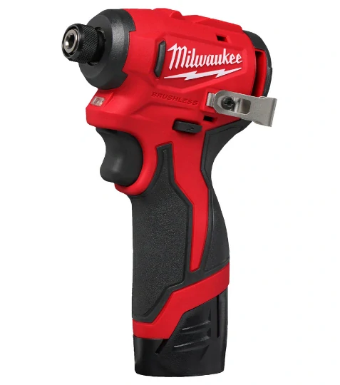 Milwaukee M12BLIDRC-202C aku rázový utahovák 1/4" Hex 124 Nm