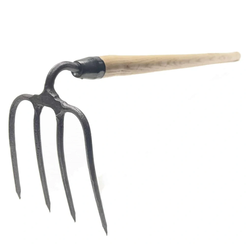 Zahradní kopáč Krumpholz, 4 zuby, jasanová násada 80cm (1011)