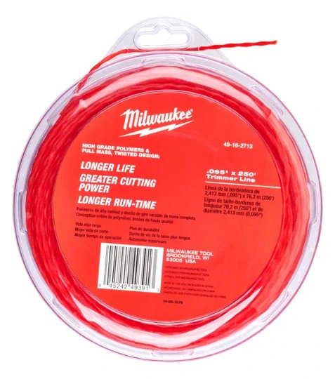 Milwaukee 49162713 žací struna 2,4 mm × 76 m