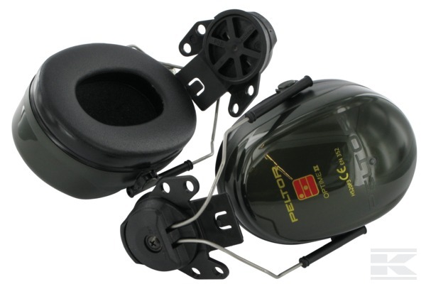 Sluchátka Peltor H520A-407-GQ Optime II, upínání na helmu