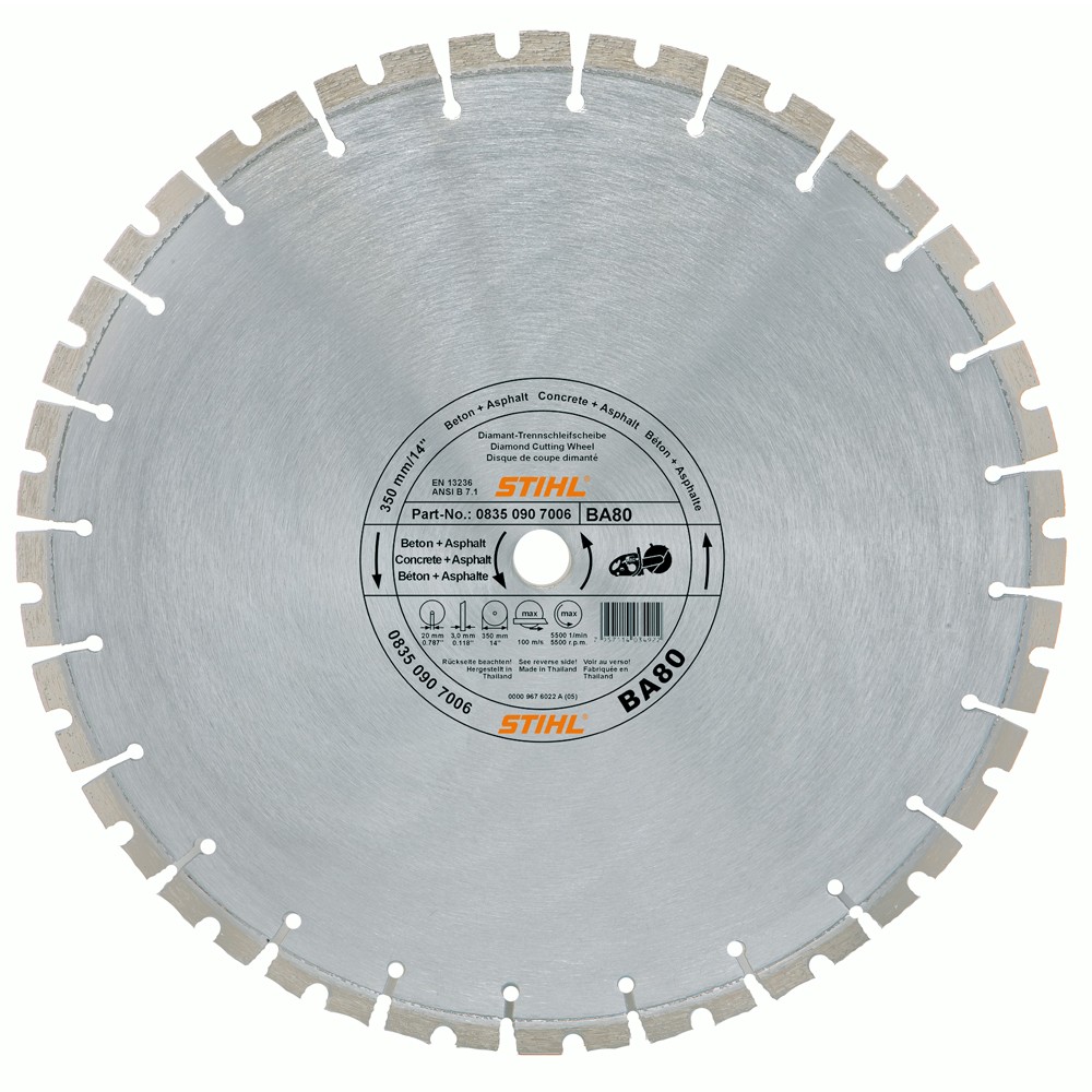 Univerzální diamantový rozbrušovací kotouč, D-BA90 400, STIHL (08350947014)