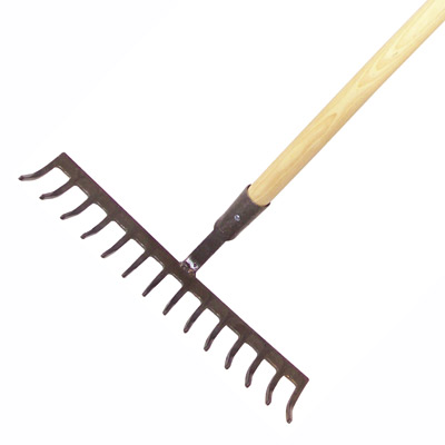 Ručně kované hrábě Krumpholz, 16 zubů, 140cm (4837)