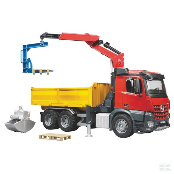 MB Arocs s jeřábem Bruder 03651