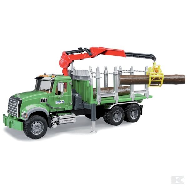 Nákladní auto na dřevo Mack Granite Bruder 02824