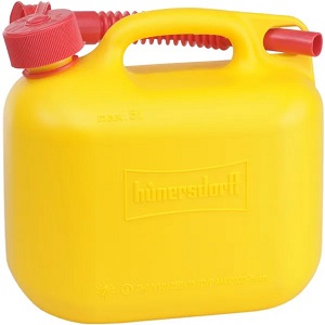 Kanystr na palivo 5l žlutý Hünersdorff  (KP-811570)
