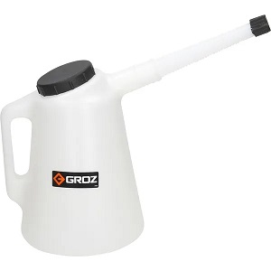 Plastová olejnička s odměrkou 3l Groz (KP-41902)