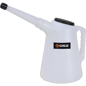 Plastová olejnička s odměrkou 6l Groz (KP-41904)