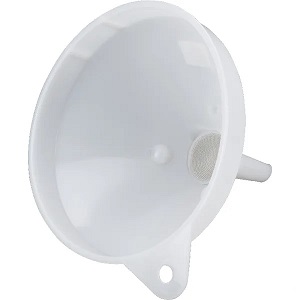 Nálevka na benzín se sítkem 200 mm Hünersdorff (KP-JK9512)