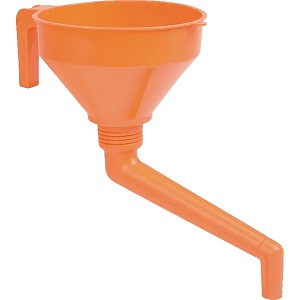 Plastový trychtýř se šikmou výtokovou trubicí 160 mm Pressol (KP-02562)