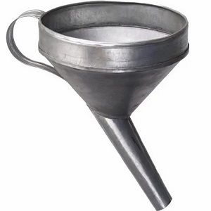 Kovový trychtýř na palivo s úkosem 280 mm (KP-1057202015)