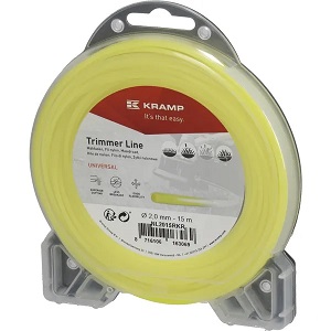 Žací struna žlutá, kulatá, 2,0 mm x 15 m Kramp (KP-NL2015RKR)