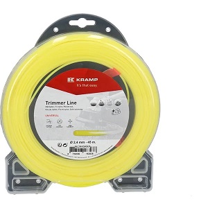 Žací struna žlutá, kulatá, 2,4 mm x 45 m Kramp (KP-NL2445RKR)