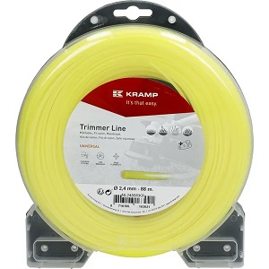 Žací struna žlutá, kulatá, 2,4 mm x 88 m Kramp (KP-NL2488RKR)