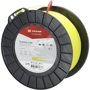 Žací struna žlutá, kulatá, 3,3 mm x 90 m Kramp (KP-NL3390RKR)