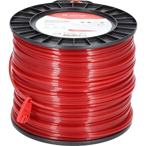 Žací struna červená, čtyřhranná, 3,3 mm x 182 m Kramp (KP-NL33182SKR)