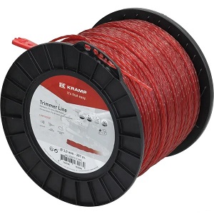 Žací struna spirálová, nízkohlučná, červená, 3,0 mm x 281 m Kramp (KP-NL30281TCKR)