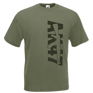 Triko s potiskem - AK-47 black