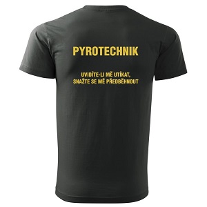 Triko s potiskem PYROTECHNIK