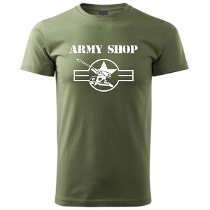 Triko reklamní ARMYSHOP s potiskem