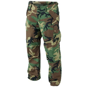 Kalhoty M65 předeprané bavlna Woodland