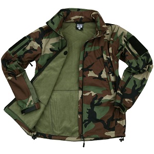 Bunda SOFTSHEEL woodland 101inc vel. XL