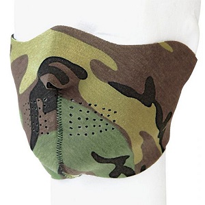  Obličejová maska NEOPREN camo
