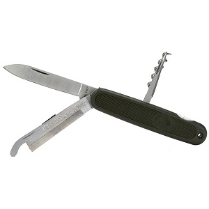 Nůž kapesní zavírací BW styl multifunkční ZELENÝ