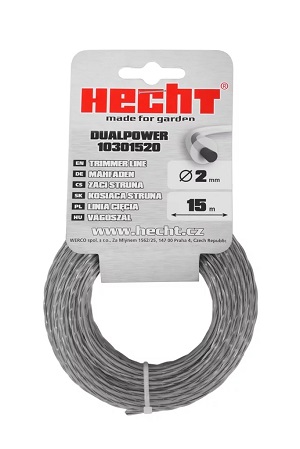 Struna kulatá s jádrem 2,0 mm x 15 m - HECHT 10301520