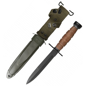 Bajonet US M4 s pochvou M8A1 Repro