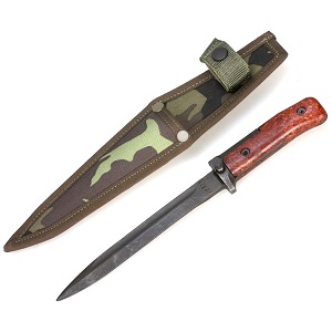 Bajonet vz.58 provedení CAMO, použitý s pouzdrem MNS-2000