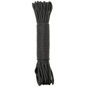 Parachute Cord MFH černý 50ft/4mm