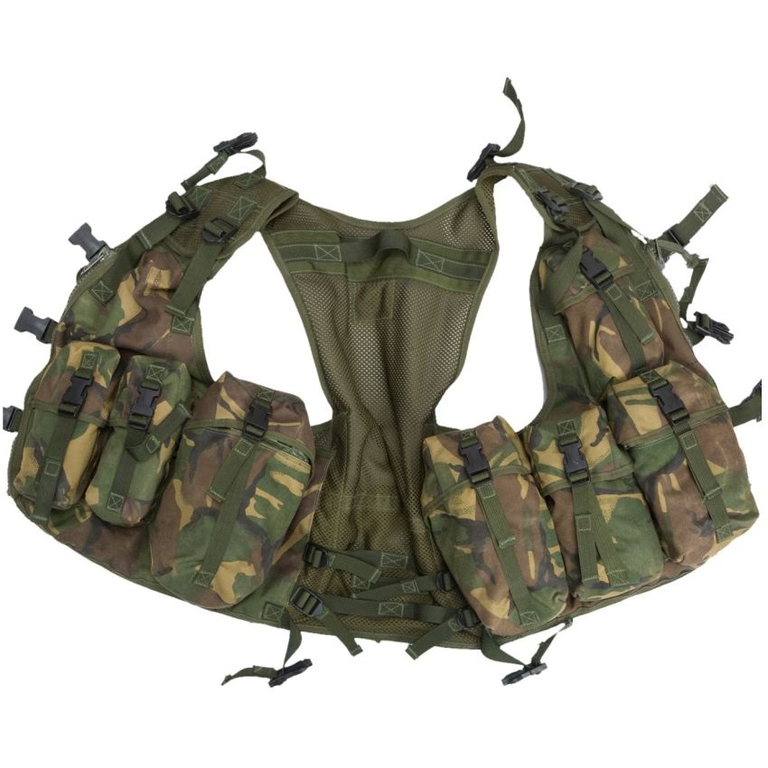 Taktická vesta orig. BRITSKÁ - klasika les POUŽITÁ