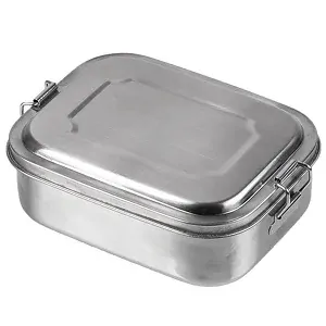 Svačinový BOX nerezový Mil-Tec velikost: 16x13x6,2 cm