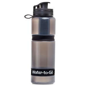 Filtrační láhev Water-to-Go ACTIVE 75ml Černá