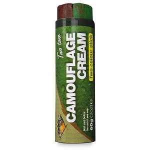 Kamuflážní krém BUSHCRAFT 60 g Hnědoo-Zelený