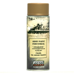Vojenská barva ve spreji WH. KHAKI TROPEN 400ml