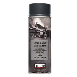 Vojenská barva ve spreji WH. GRAU BLAU 400ml