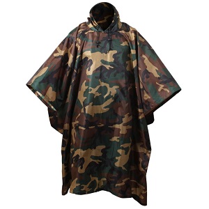 Poncho styl US ARMY woodland ROTHCO