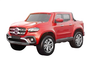 Dětské vozítko HECHT - MERCEDES BENZ XMX606 RED - akumulátorové autíčko - vozítko