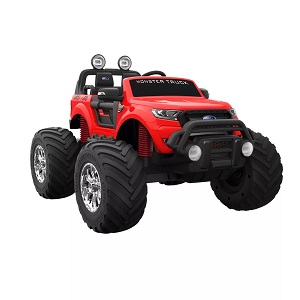 Dětské vozítko HECHT - FORD RANGER MONSTER TRUCK RED - akumulátorové autíčko