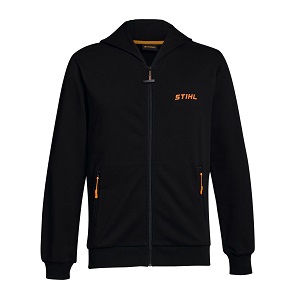 Mikina s kapucí STIHL, černá (042110025)