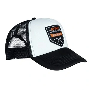 Kšiltovka Trucker "Kiss My Axe", černobílá STIHL (04640210050)