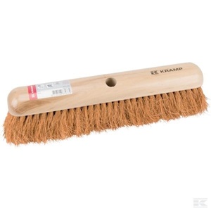 Dřevěný smeták Kramp z kokosových vláken 400 mm (KP-5204012KR)