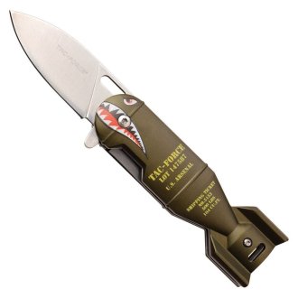 Nůž zavírací  letecká puma TAC-FORCE ZELENÝ