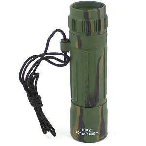 Monokulární dalekohled 10 x 25 černý + pouzdro