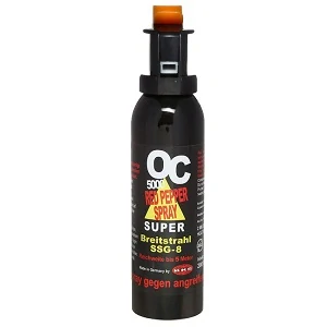 Velkokapacitní OC 5000 PEPPER spray SSG-8 FOG 200ml
