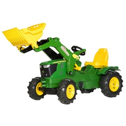 John Deere 6210R s čelním nakladačem a nafukovacími koly (R61110)