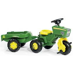 John Deere tříkolka s přívěsem (R05276)