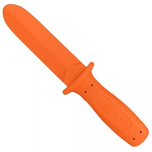 Tréninkový nůž 22cm oblý SOFT (měkčí) oranžový