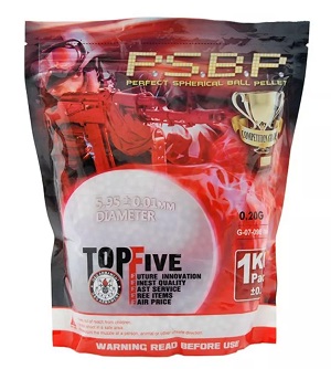 Kuličky BB G&G WHITE 0,20g 5000ks